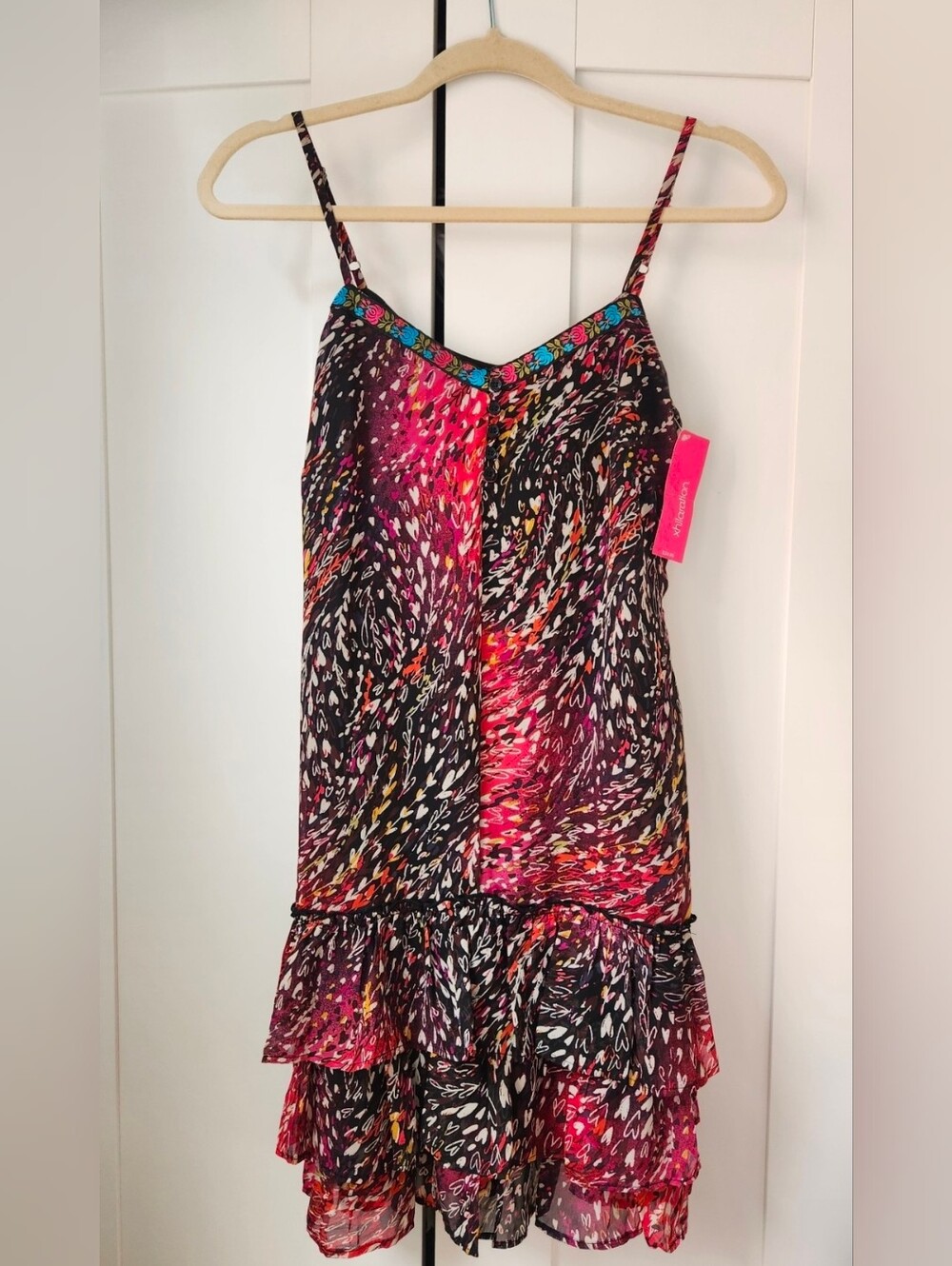 NWT Pink Print Slip Dress